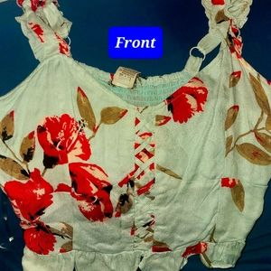 Floral Corset Style Top